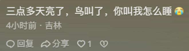很少？网友：黑龙江两点半天就亮了凯发k8一触即发为啥东北人夜生活(图6)